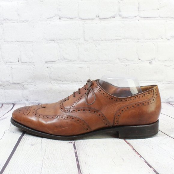 Peluso Napoli Other - Peluso Napoli Brown Leather Classic Wing Tip Dress Oxford Shoes Size 13